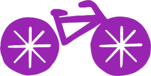 illustration vélo du festival itinérant à vélo Les Furtives